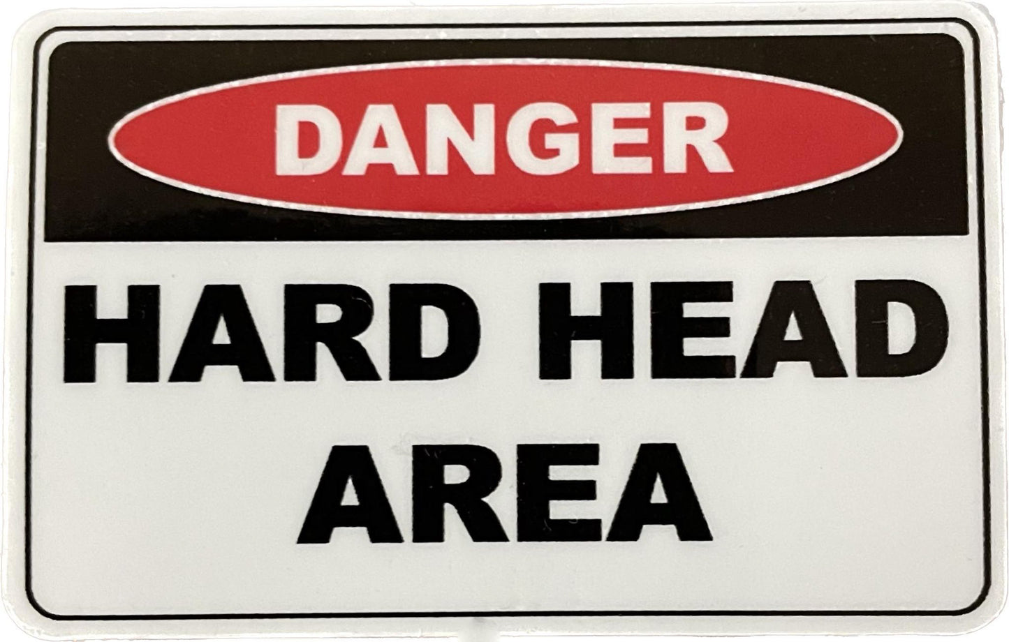 Laptop, Hard Hat Vinyl Sticker "Danger" Labels (Set of 3)
