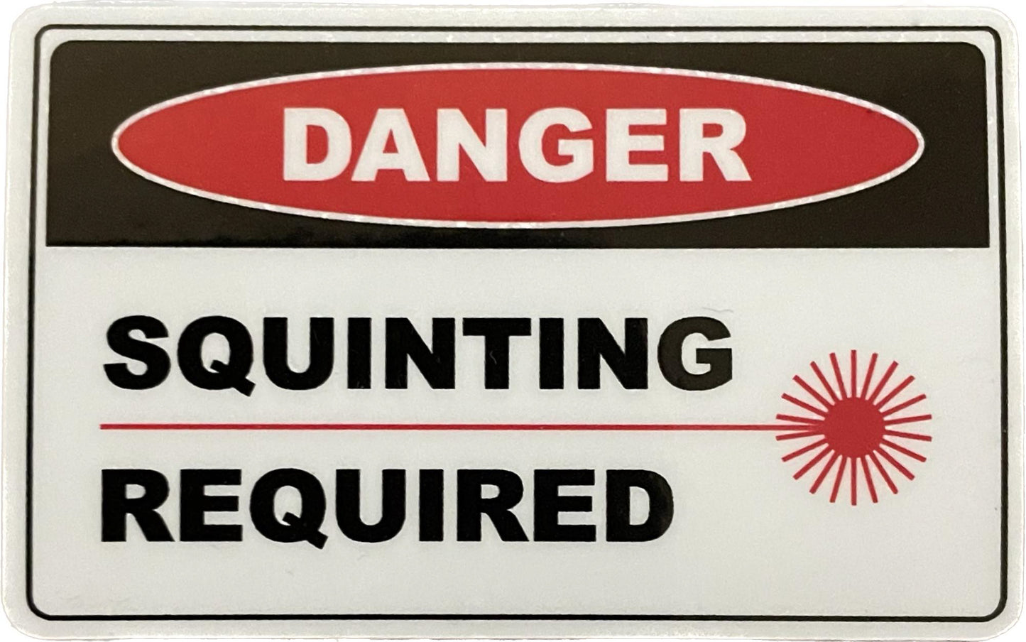 Laptop, Hard Hat Vinyl Sticker "Danger" Labels (Set of 3)