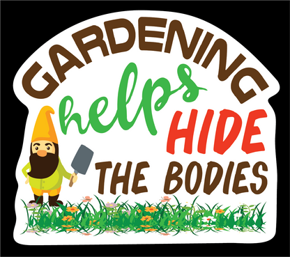 Garden Themed Sticker 6 choices