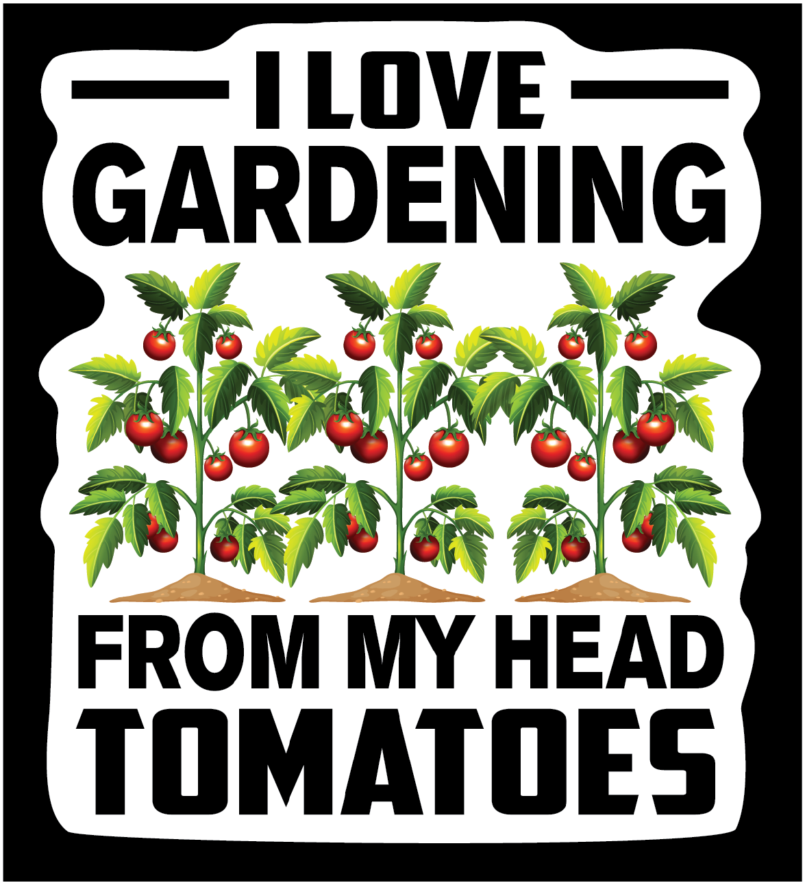 Garden Themed Sticker 6 choices